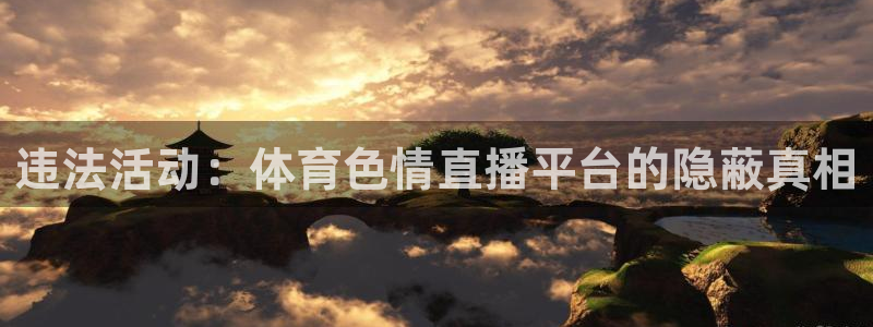 违法活动：体育色情直播平台的隐蔽真相