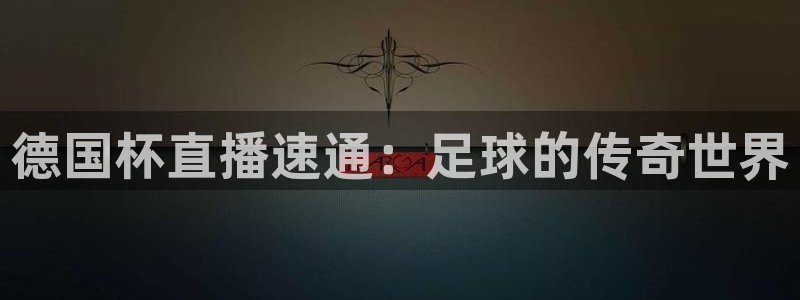 德国杯直播速通：足球的传奇世界