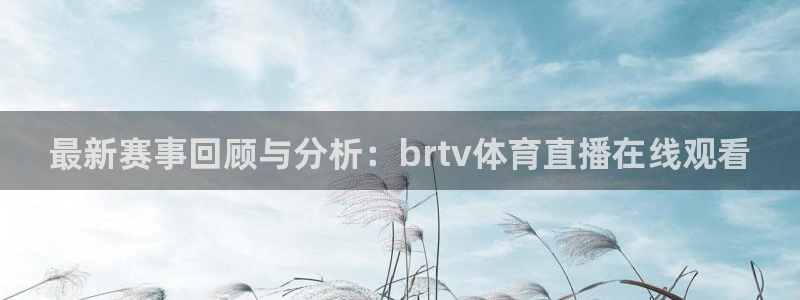 最新赛事回顾与分析：brtv体育直播在线观看